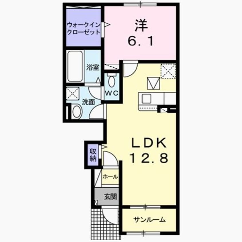 間取図 カーサ吉田