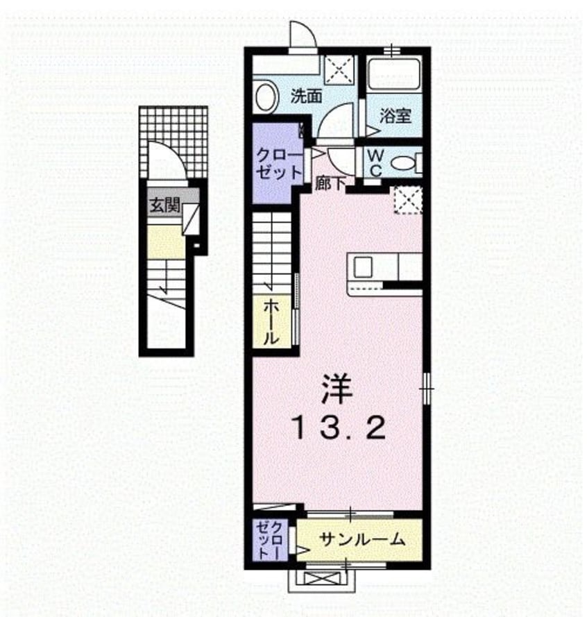 間取図 クレアガーデン大高台