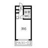 Tテラス堀田南 1Rの間取り