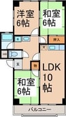 ファミール柴田A・B・C棟 3LDKの間取り
