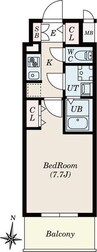 S-RESIDENCE堀田NorthⅡ 1Kの間取り