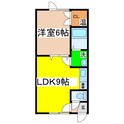 パルテールＦＵＪＩの間取図