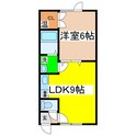 パルテールＦＵＪＩの間取図