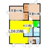 ＢＲＩＧＨＴＯＮ（ブライトン） 2LDKの間取り