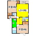 エスタミ菊地の間取図