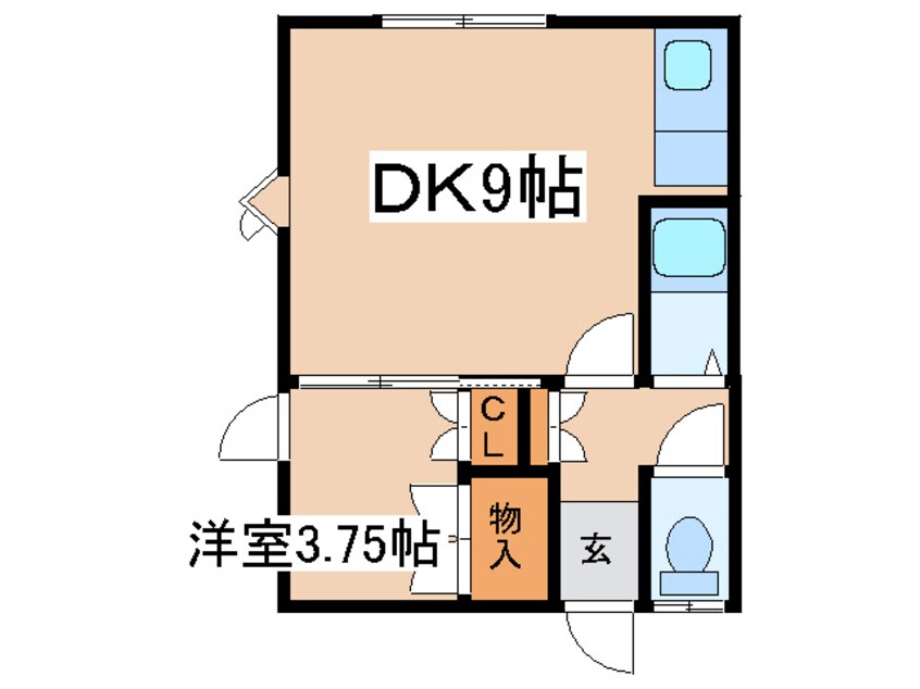 間取図 メゾン峰