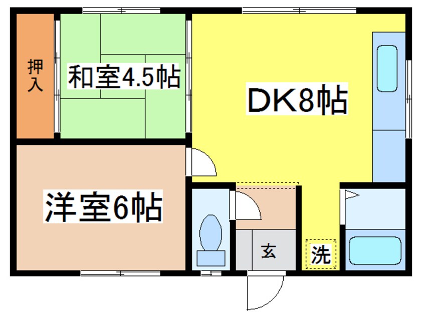 間取図 カトレアハイツ