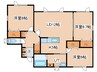 文苑３－４８－１１テラスハウス 3LDKの間取り