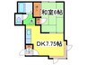 クインハイツ１０２ 1DKの間取り