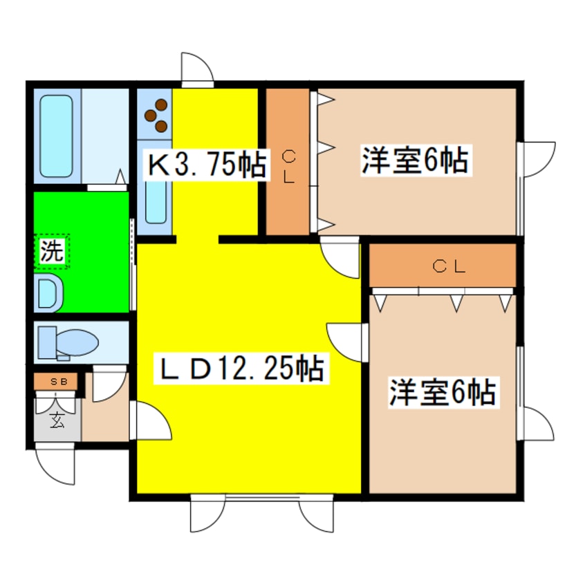 間取図 プラザハウスⅡ