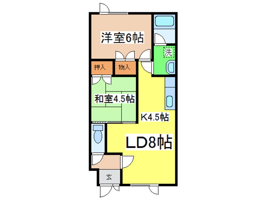 間取図 紺野マンション１（光和）