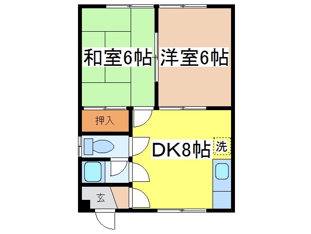 間取り図 共栄ハイツ