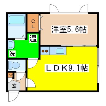 間取図 アーバンエステート昭和