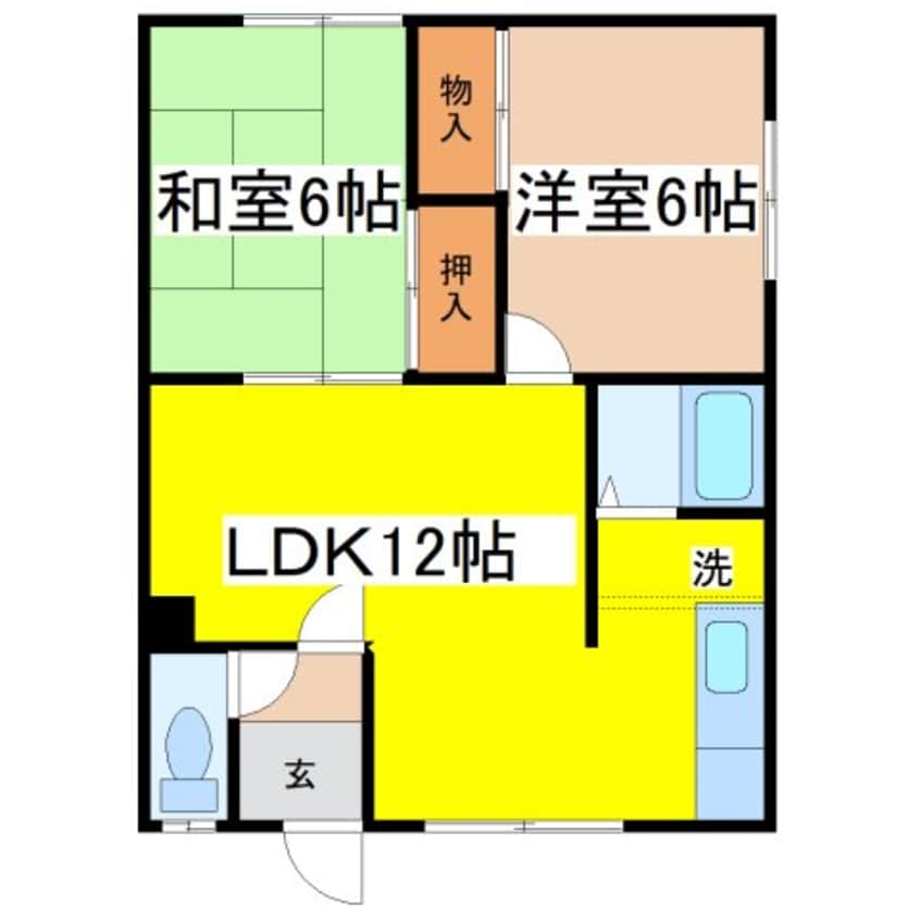 間取図 福得マンション