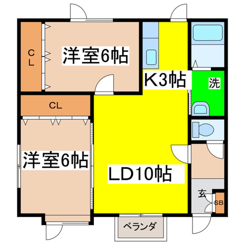 間取図 マーシュガーデン