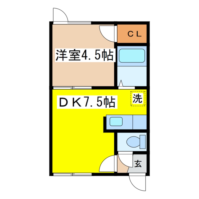 間取図 エスポワール芦野