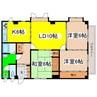 月田マンション 3LDKの間取り