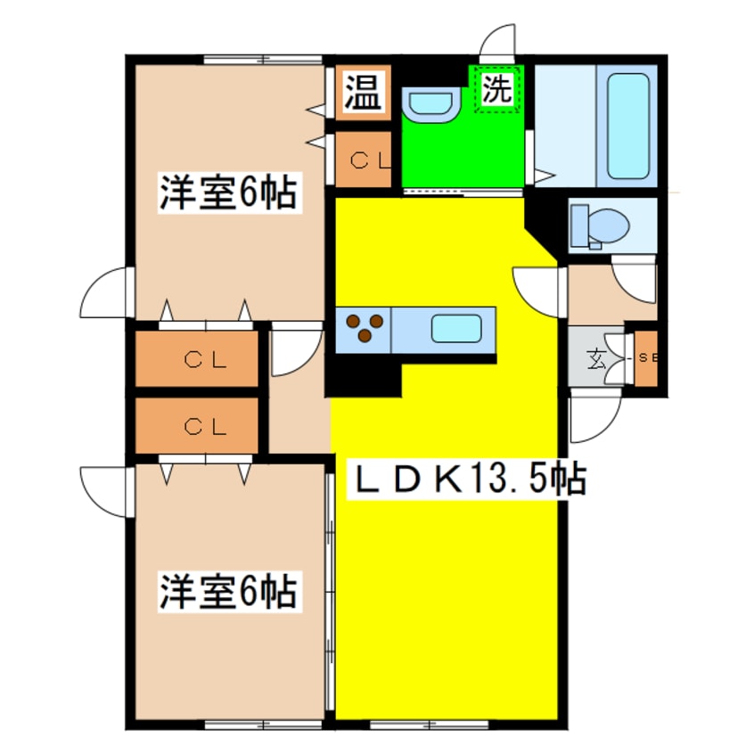 間取図 プレシャスコートＡ