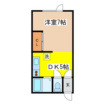 間取図 コーポオアシス
