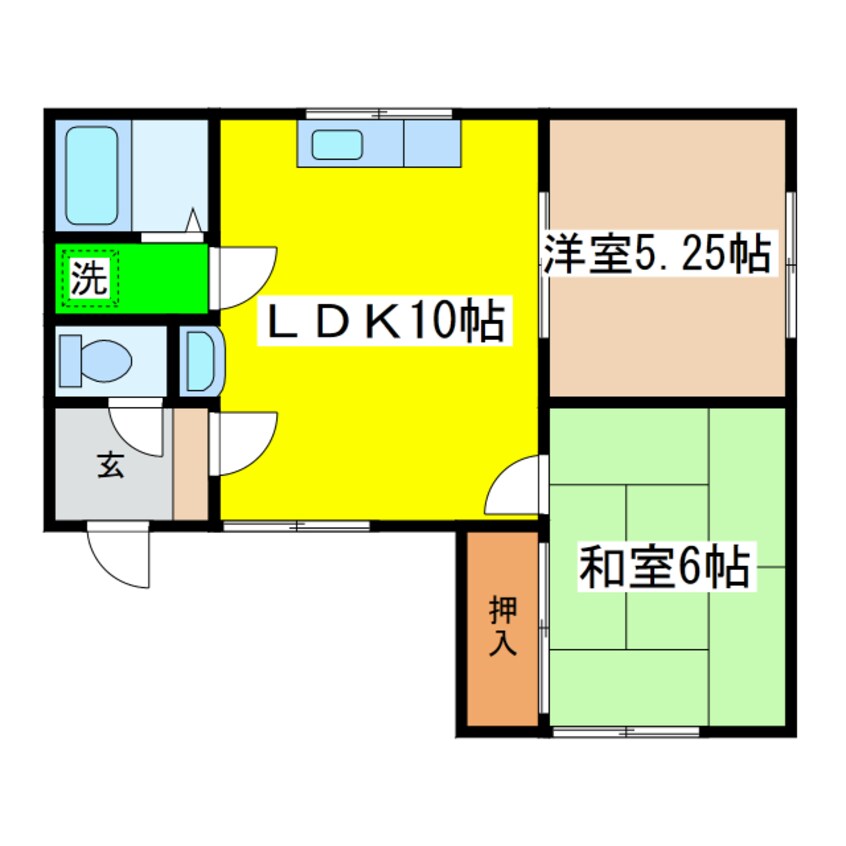 間取図 コーポ菅原