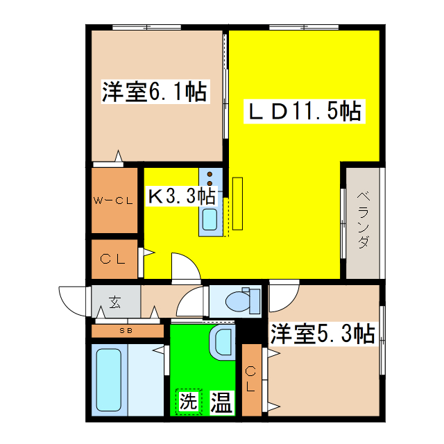 間取り図 ホワイトガーデン