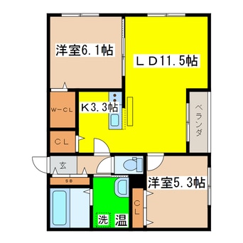 間取図 ホワイトガーデン