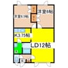 ハイブリッヂⅡ 2LDKの間取り