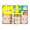 東陽西１丁目１９番テラスハウス 3LDKの間取り