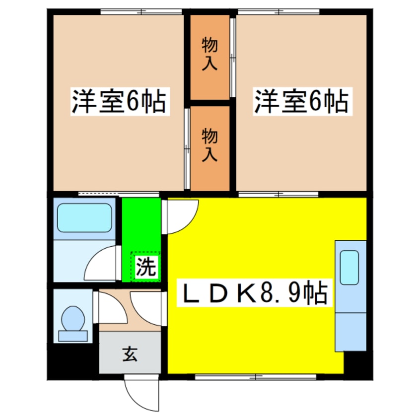 間取図 第一浅里ハイツ