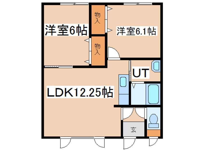 間取図 ハイツＮＫ