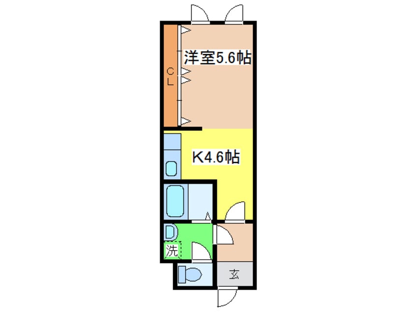 間取図 ジャルディーノ豊川