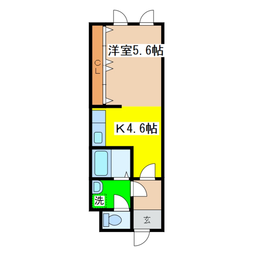 間取図 ジャルディーノ豊川