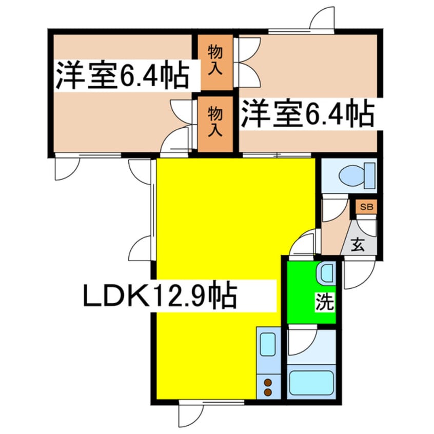 間取図 フェニックス鳥取
