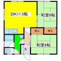 青柳マンションの間取図