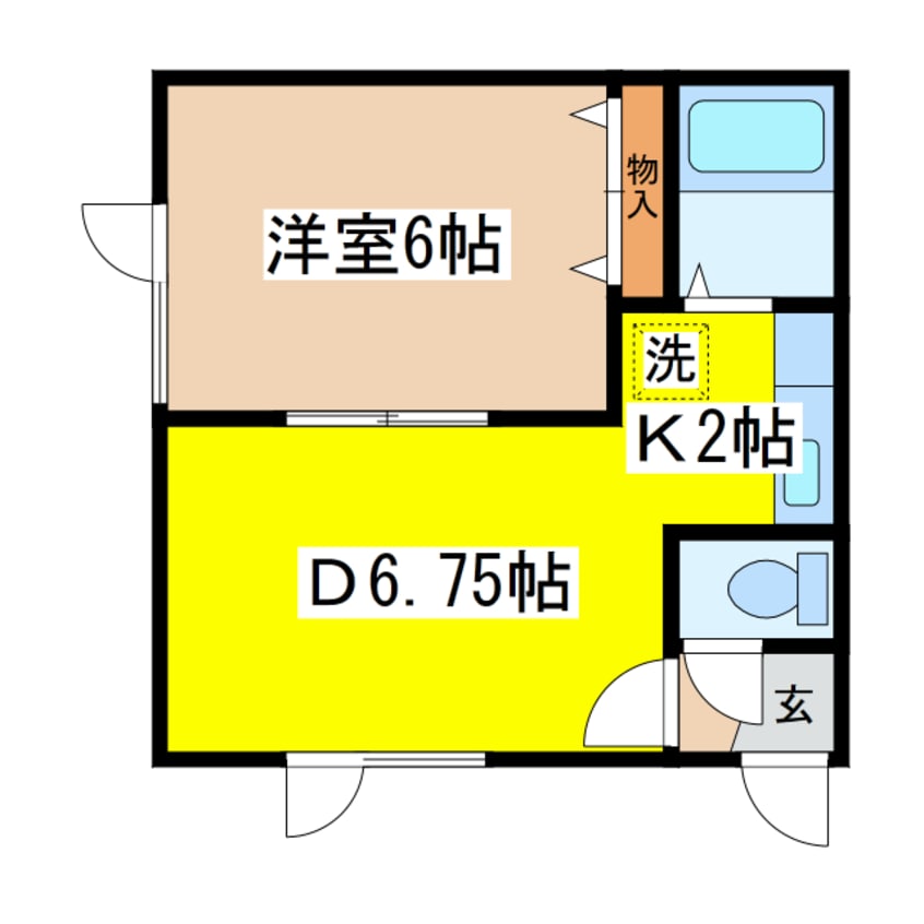 間取図 ひまわりハイツ昭和