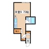ワンルームハイツ 1Rの間取り