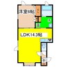パリ・クリスタル文苑館 1LDKの間取り
