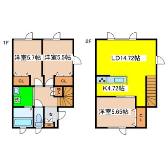 間取図 ソレイユ文苑