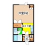 シャルムＳＯＩ２ 1Kの間取り