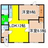 プロセンス 2LDKの間取り