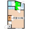 シャルムＳＯＩ４ 1Rの間取り