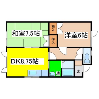 間取図 メゾン小間（星が浦）