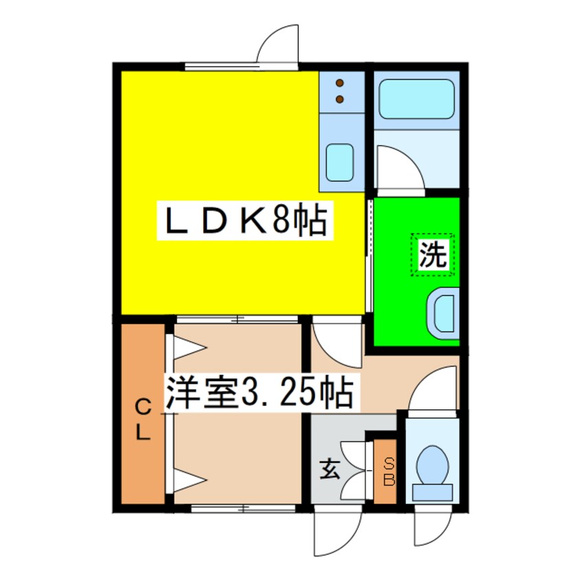 間取図 クリスタルⅡ