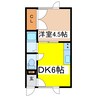 Ｆ＊ＢＯＸ 1DKの間取り