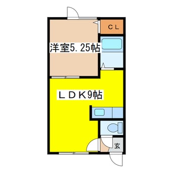 間取図 カーサビバーチェ（文苑）