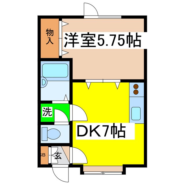 間取り図 フラワーマンションⅥ