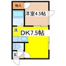 コーポｉｆ 1DKの間取り