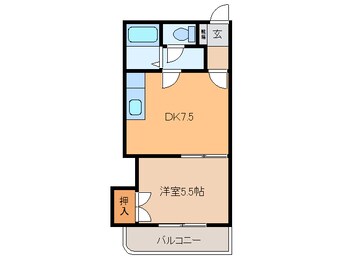 間取図 サウスコート226