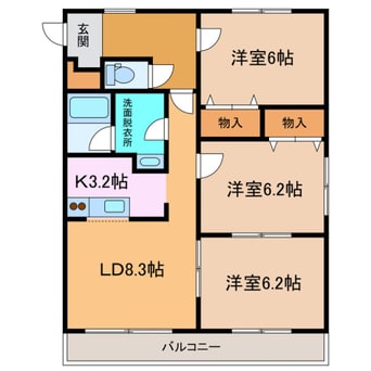 間取図 メゾンクリオネ