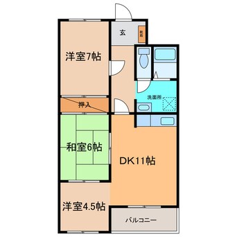 間取図 ヴェルデ